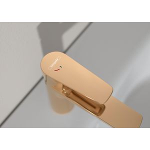 Wastafelmengkraan 1-hendel Talis E coolstart polished gold optic 71714990