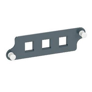 Frontplaat glasvezelpaneel 3 LC duplex adap Actassi 19-C