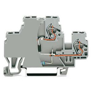 Moduleklem 2-etage voor draagrail 35 x 15 en 35 x 7,5 VVE=50