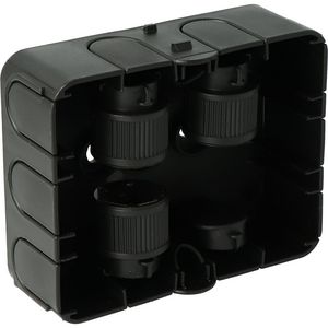 AK2-SU onderbak IP40 zwart VVE=15