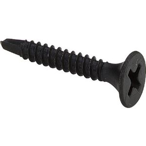 Snelbouwschroef 3,5x25 staal/zwart VVE=240