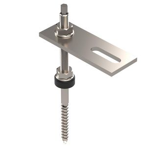 Hangerboutenset voor hellend daksysteem 200x40x27 RVS VVE=20