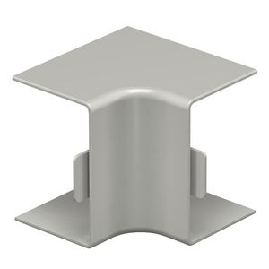 Binnenhoek 30x45mm polyvinylchlorid steengrijs VVE=4