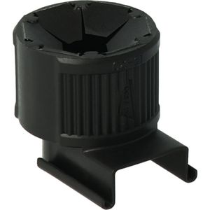 KBS Schuifinvoer Ø19mm zwart VVE=50