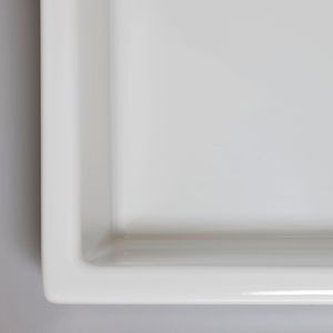 VERO AIR #235080 wastafel 800mm wit met kraangat met overloop