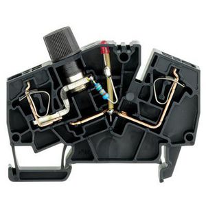 Zekeringsklem zwart 2.5mm² 10A 250 V, VVE=20