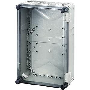 L. beh. IP65 BM3 300x450x170 Tr. scharnier deksel