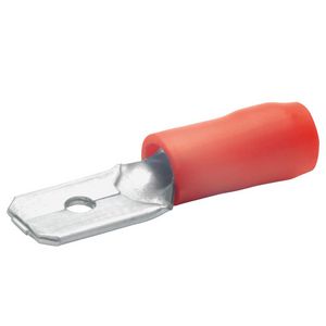 Vlaksteker rood 1mm² 8201C VVE=100