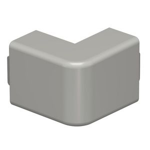 Buitenhoek 15x30mm polyvinylchlorid steengrijs VVE=4