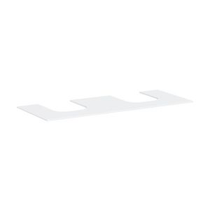 Console 1370x550mm met 2 uitsparingen.en countertop Xevolos E 54207700