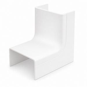 Zak a 2st. Binnenbocht met bodemstuk 25x13mm Systeem25 wit