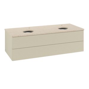 Wastafelonderkast Antao 1200x360x500mm S.Grey Matt Lacquer K24153HJ
