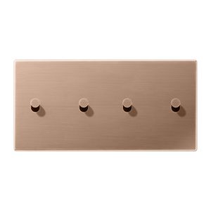 Afdek.LS1912 brons hor.2+2 hevel kegel
