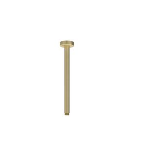 Plafondbuis / douchearm plafond 30cm 1/2" geborsteld mat goud