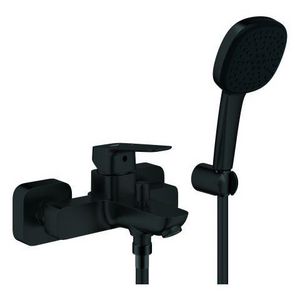 Badmengkraan m Doucheset, Matte Black Cubeo (Prof)