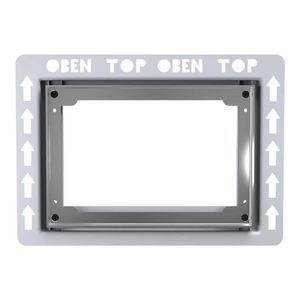 Inbouwramen bedieningsplaten Type I chroom glans