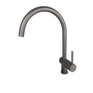 Keukenmengkraan hoge draaibare uitloop 24mm mercury grijs