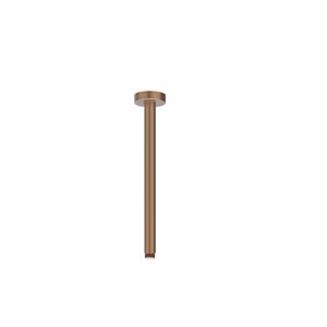 Plafondbuis / douchearm plafond 30cm 1/2" geborsteld mat koper