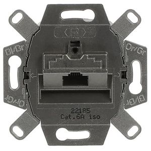 Datacontactdoos 1x RJ45 CAT6A iso