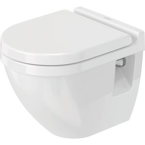 STARCK 3 #220209 wandcloset verkort 480mm wit diepspoel gesloten 3ltr./4,5ltr. (excl. zitting)