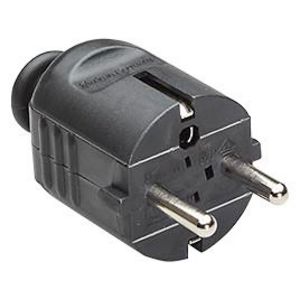 Centrale stekker zwart