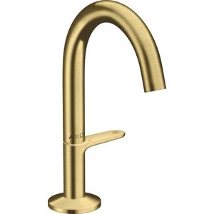 Wastafelmengkraan AXOR One 140 Select+PO afvoer Brushed Brass