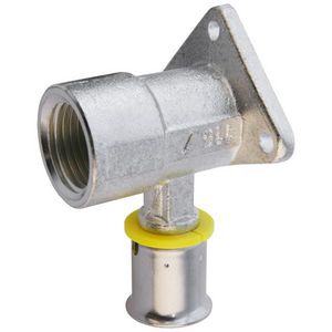 Muurplaat pers TIGRIS Gas M1 16x1/2"bn.dr.