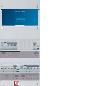 7-groepenverdeler HS 2x ALS 63A+PV HACO 16A/300mA+HACO 1/3f