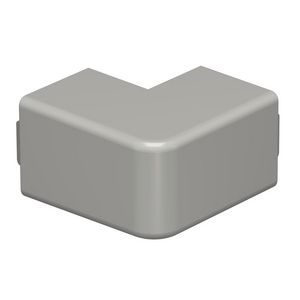 Buitenhoek 30x30mm polyvinylchlorid steengrijs VVE=4