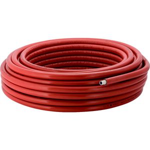 Rol a 50mtr. meerlagenbuis ML (Therm) 16x2mm + 10mm isolatie rood