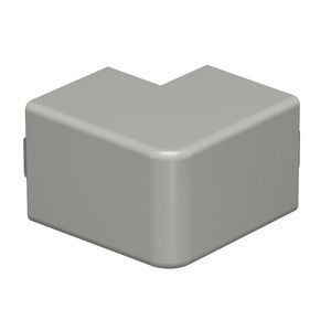 Buitenhoek 40x40mm polyvinylchlorid steengrijs VVE=4