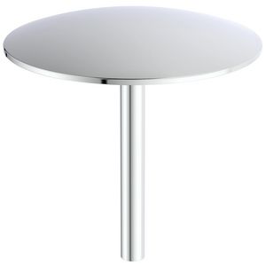 Round afvoerafdekking bad chroom