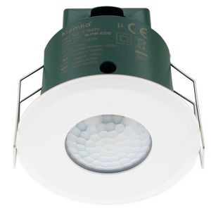 Aanwezigheiddetector plafond PIR 230V 2000W 7M 40m² Wit