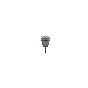 Design afvoerplug 1.1/4" always open geborsteld metal black PVD