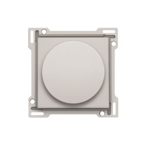 Afwerkingsset draaiknopdimmer/snelh.reg. incl.draaikn l.grey