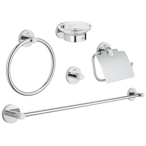 Essentials accessoire set 5-in-1 chroom