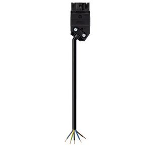Aansluitsnoer GST15I5 male 1,5mm² 100cm ECA LS0H zwart VVE=30