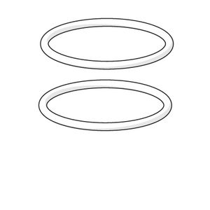 Loop dichtingsset universeel v.uitloop keukenkraan