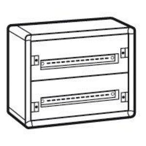 Behuizing wand metaal staal 2 rijen 48 mod. XL3 160