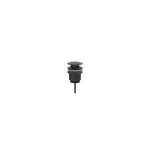 Design afvoerplug 1.1/4" stop&go mat zwart
