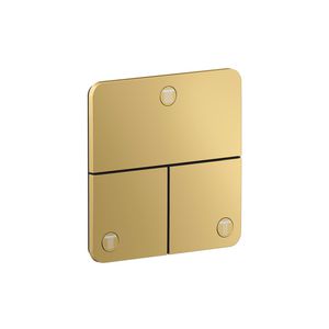 Stopkraan afbouwdeel 3F SoftSquare Polished Gold Optic ShowerSelect ID