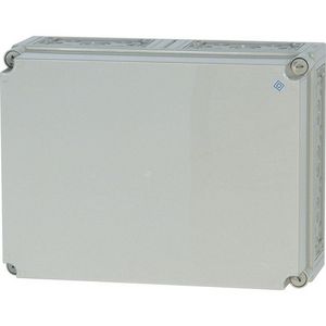 Kast Ci Hx500x375x225mm deksel Ral7035 metr.doordrukgaten