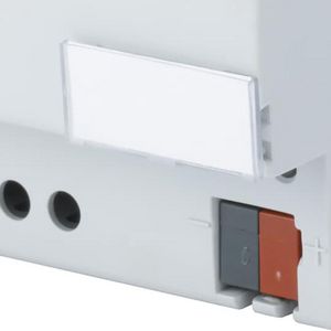 Label houder KNX DIN-rail modules