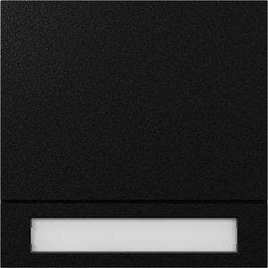 Belknopmod. 1-v System 106 zwart m(gel.)