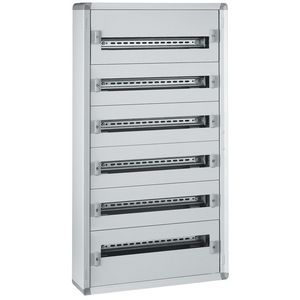 Behuizing wand metaal staal 6 rijen 144 mod. XL3 160