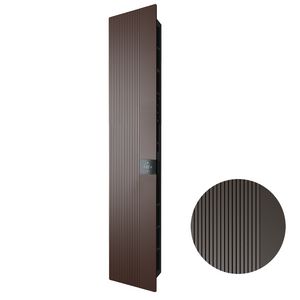 Elektr. designradiator E-Comfort Mikado 1100x230mm 500W Brons