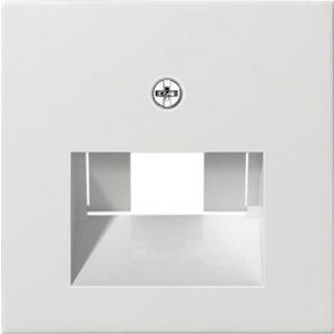 Afdekking UAE/IAE + netwerkaansluitdoos System 55 z.wit