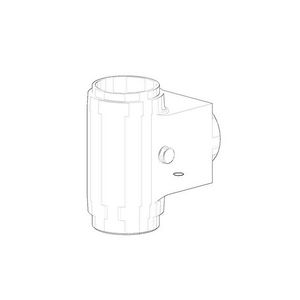 Aansluiting 41x72x68,5mm chr