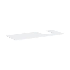 Console 1370x550mm met uitsparing. rechts countertop Xevolos E 54206700