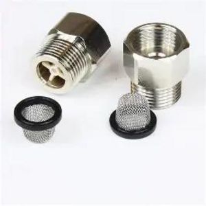 Keerklep tbv thermostaat chroom set